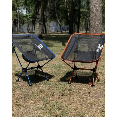 Кемпинговое кресло BaseCamp Compact, 50x58x56 см, Black/Orange (BCP 10306) - 7 - Robinzon.ua