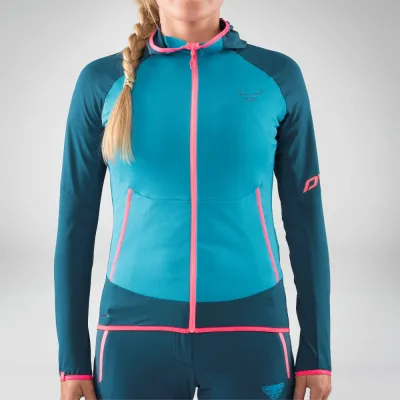 Жіноча флісова кофта з рукавом реглан Dynafit Transalper Light PTC W Hoody, gray/black, 40/34 (711770912) - 5 - Robinzon.ua