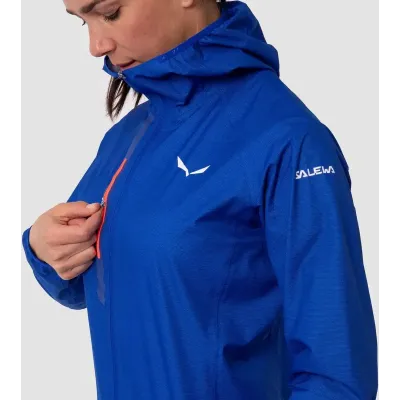 Мембранна жіноча куртка для трекінгу Salewa Puez Light PTX W JKT, blue, 42/36 (277308620) - 3 - Robinzon.ua
