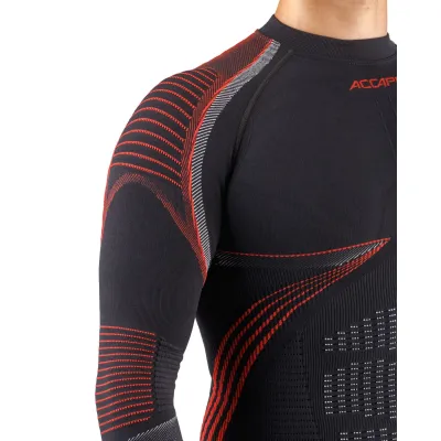 Термофутболка чоловіча Accapi Synergy, Black/Red, р.XS/S (ACC EA401.908-XSS) - 2 Термофутболка чоловіча Accapi Synergy, Black/Red, р.XS/S (ACC EA401.908-XSS) - 2 - Robinzon.ua