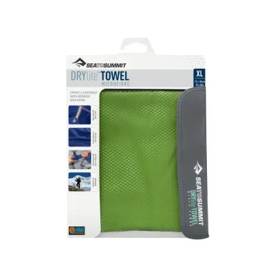 Полотенце из микрофибры DryLite Towel, XL - 75х150см, Lime от Sea to Summit (STS ADRYAXLLI) - 3 - Robinzon.ua