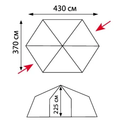 Шатер Tramp Lite Mosquito orang - 3 Шатер Tramp Lite Mosquito orang - 3 - Robinzon.ua