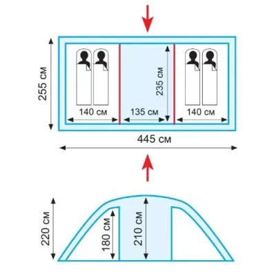 Намет Tramp Eagle 4 (v2) - 1 Намет Tramp Eagle 4 (v2) - 1 - Robinzon.ua