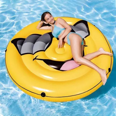 Матрац-плотик надувний Intex Смайл 188 см Жовтий (57254) - 1 Матрац-плотик надувний Intex Смайл 188 см Жовтий (57254) - 1 - Robinzon.ua