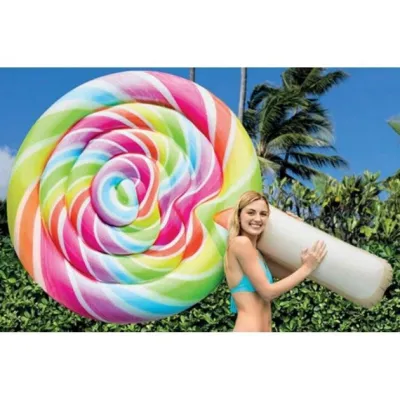 Матрац-плотик надувний Intex Льодяник 208х135 см Різнокольоровий (58753) - 2 Матрац-плотик надувний Intex Льодяник 208х135 см Різнокольоровий (58753) - 2 - Robinzon.ua