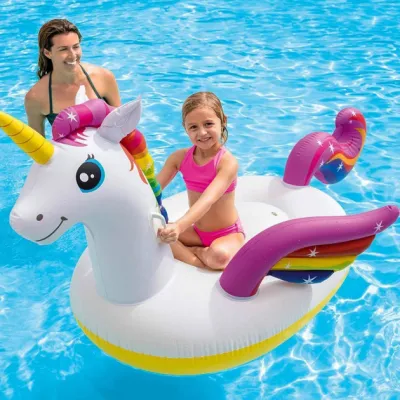 Плотик надувной детский Intex Единорог 201x140см Разноцветный (57561) - 1 Плотик надувной детский Intex Единорог 201x140см Разноцветный (57561) - 1 - Robinzon.ua