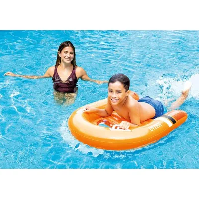 Плотик-дошка надувний дитячий Intex Surf rider 102x89см Помаранчевий (58154) - 1 Плотик-дошка надувний дитячий Intex Surf rider 102x89см Помаранчевий (58154) - 1 - Robinzon.ua