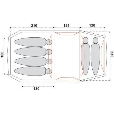 Намет Fjord Nansen Split (1046-fn_7673) - 1 - Robinzon.ua