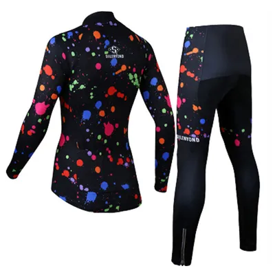 Вело костюм женский Lesko Siilenyond SW-CT-05702 Graffiti 3XL Разноцветный (8267-37542) - 1 - Robinzon.ua