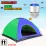 Палатка туристическая 2-х местная кемпинговая Camping Spot 2х1х1.1м Сине зеленый + Ловушка для комаров Белая - 2 - Robinzon.ua