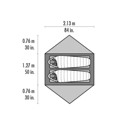 Намет MSR Hubba Hubba NX V7 Сірий - 7 - Robinzon.ua