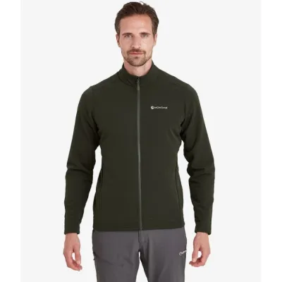 Чоловіча флісова кофта Montane Protium XT Jacket, Oak Green, XL (5056237091071) - 2 - Robinzon.ua