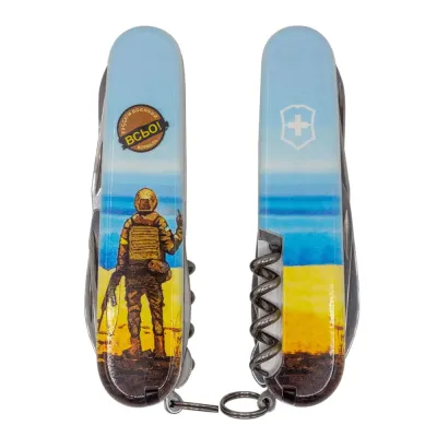 Складаний ніж Victorinox CLIMBER UKRAINE Vx13703.7_T3120h - 1 Складаний ніж Victorinox CLIMBER UKRAINE Vx13703.7_T3120h - 1 - Robinzon.ua