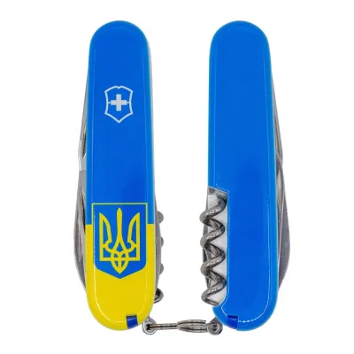 Складаний ніж Victorinox CLIMBER UKRAINE Vx13703.7_T3030p - 1 Складаний ніж Victorinox CLIMBER UKRAINE Vx13703.7_T3030p - 1 - Robinzon.ua