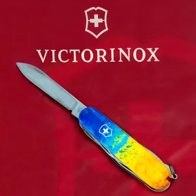 Складаний ніж Victorinox CLIMBER UKRAINE Vx13703.7_T3100p - 4 Складаний ніж Victorinox CLIMBER UKRAINE Vx13703.7_T3100p - 4 - Robinzon.ua