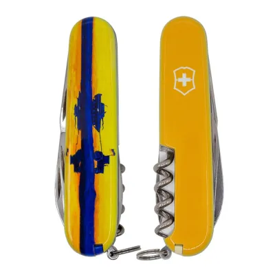 Складаний ніж Victorinox HUNTSMAN UKRAINE Vx13713.3_T3110p - 1 Складаний ніж Victorinox HUNTSMAN UKRAINE Vx13713.3_T3110p - 1 - Robinzon.ua