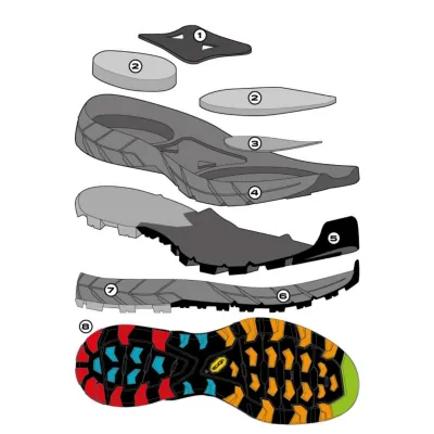 Кросівки чоловічі Scarpa Rapid GTX 44.5 - сірий, для хайкингу - 72700-200-3-44.5 - 7 - Robinzon.ua