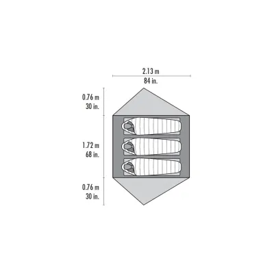 Намет MSR FreeLite 3 Зелений - 7 Намет MSR FreeLite 3 Зелений - 7 - Robinzon.ua