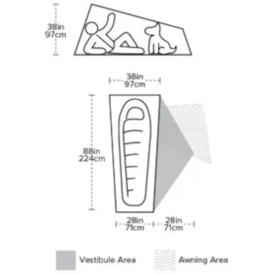 Намет Big Agnes Copper Spur HV UL1 orange - 5 - Robinzon.ua