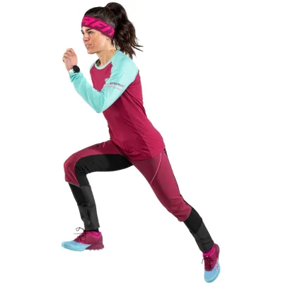 Футболка женская Dynafit ALPINE PRO W L/S Tee, burgundy/blue, 44/38 (71157/6212 46/40) - 2 - Robinzon.ua