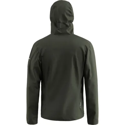 Мембранна чоловіча куртка для трекінгу Salewa Puez Aqua 4 2.5L PTX Jacket M, Green Dark Olive, 48/M (28615/5281 48/M) - 2 - Robinzon.ua