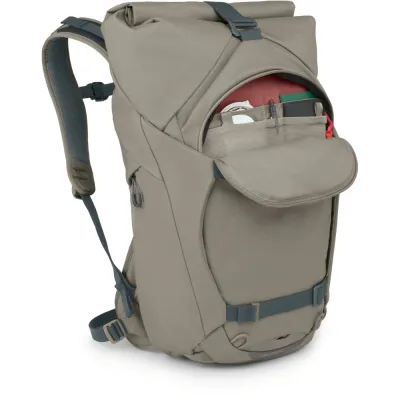 Рюкзак Osprey Metron 22 Roll Top Pack, Tan Concrete (10004579) - 3 - Robinzon.ua