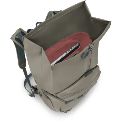 Рюкзак Osprey Metron 22 Roll Top Pack, Tan Concrete (10004579) - 4 - Robinzon.ua