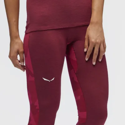 Термоштани жіночі Salewa Cristallo Warm AMR W 3/4 TIGHT, Red Syrah, 40/34 (28210/1570 40/34) - 5 - Robinzon.ua