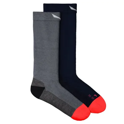 Шкарпетки жіночі Salewa MTN TRN AM W Crew Sock, Grey melange, 39-41 (69032/0622 39-41) - 2 - Robinzon.ua
