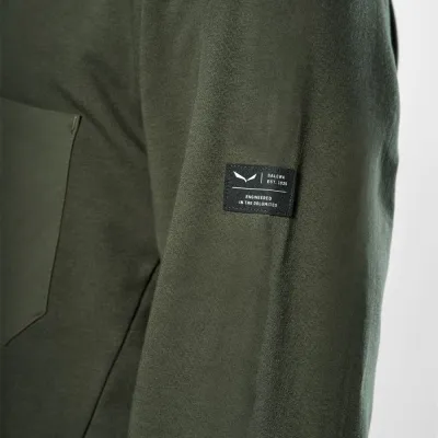 Свитер Salewa Fanes Dry Pullover Mns 48/M оливковый - 3 - Robinzon.ua