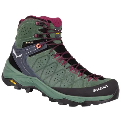Черевики жіночі Salewa Alp Trainer 2 Mid GTX 41 - зелений, для хайкингу - 013.001.5056 - 1 - Robinzon.ua