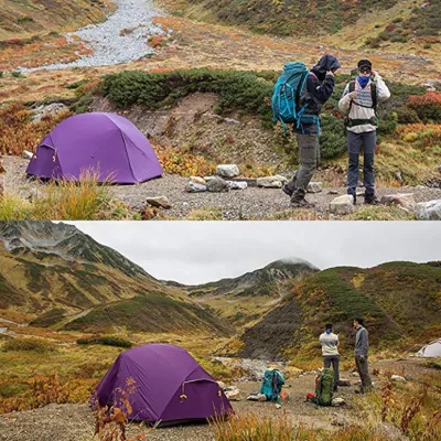 Двомісний намет Naturehike Mongar 2 фіолетовий NH17T007-M - 4 - Robinzon.ua
