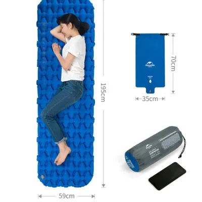 Надувний Килимок Naturehike синій NH19Z032-P - 3 - Robinzon.ua