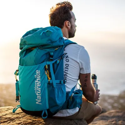 Рюкзак трекінговий Naturehike 45 л блакитний NH18Y045-Q - 2 - Robinzon.ua