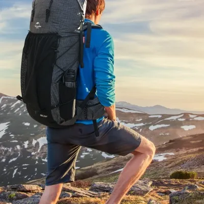 Рюкзак туристический Naturehike 60 + 5 л черный с серым NH19BP095 - 6 - Robinzon.ua