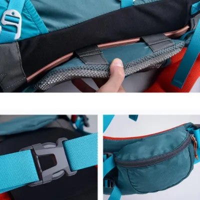 Рюкзак туристичний Naturehike 65 + 5 л  зелений NH16Y065-Q - 6 - Robinzon.ua