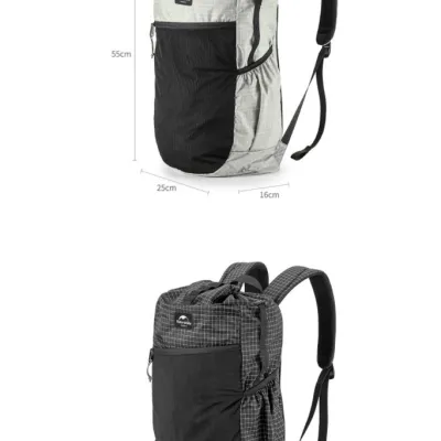 Рюкзак туристический Naturehike 20 л серый NH20BB206 - 3 - Robinzon.ua