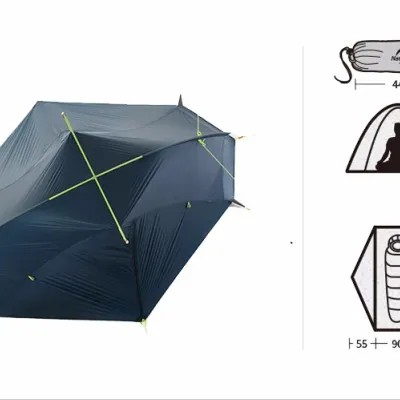 Одномісний намет Naturehike Tagar 1 зелений NH17T140-J - 3 - Robinzon.ua