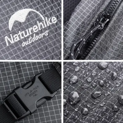 Рюкзак туристичний Naturehike 60 + 5 л чорний з сірим NH19BP095 - 2 - Robinzon.ua