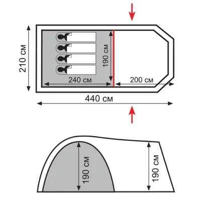 Намет Totem Catawba UTTT-024 - 1 - Robinzon.ua