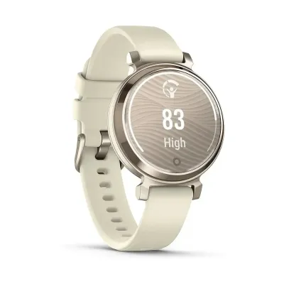 Смарт-годинник Garmin Lily 2, кремове золото, силіконовий ремінець кокосового кольору - 1 - Robinzon.ua