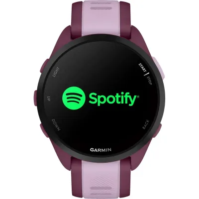 Смарт-годинник Garmin Forerunner 165 Music, силіконовий ремінець ягідно-бузковий - 1 - Robinzon.ua