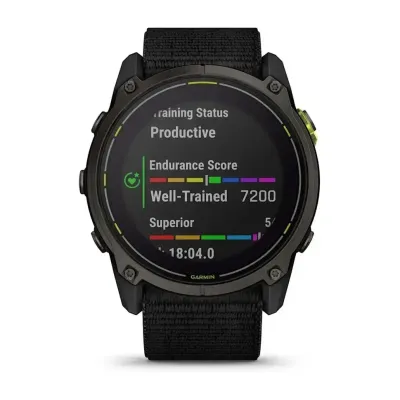 Смарт-годинник Garmin Enduro 3 з чорним нейлоновим ремінцем UltraFit - 3 Смарт-годинник Garmin Enduro 3 з чорним нейлоновим ремінцем UltraFit - 3 - Robinzon.ua