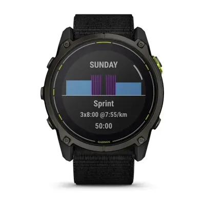 Смарт-годинник Garmin Enduro 3 з чорним нейлоновим ремінцем UltraFit - 6 Смарт-годинник Garmin Enduro 3 з чорним нейлоновим ремінцем UltraFit - 6 - Robinzon.ua