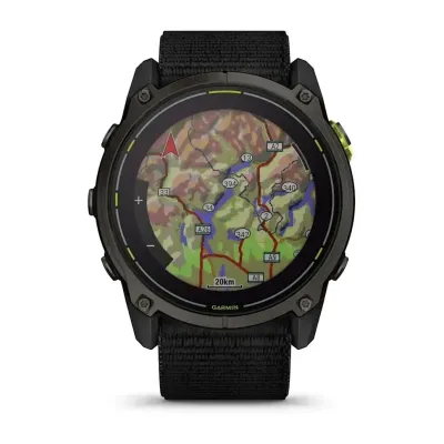 Смарт-годинник Garmin Enduro 3 з чорним нейлоновим ремінцем UltraFit - 8 Смарт-годинник Garmin Enduro 3 з чорним нейлоновим ремінцем UltraFit - 8 - Robinzon.ua