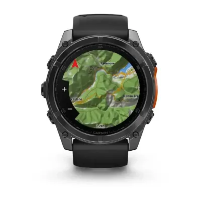Смарт-годинник Garmin Fenix 8 – 51 мм, AMOLED, сланцево-сірий з чорним силіконовим ремінцем - 5 Смарт-годинник Garmin Fenix 8 – 51 мм, AMOLED, сланцево-сірий з чорним силіконовим ремінцем - 5 - Robinzon.ua