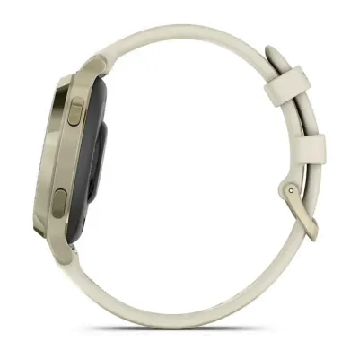 Смарт-годинник Garmin Lily 2 Active у кольорі місячне золото із силіконовим ремінцем кольору слонової кістки - 6 - Robinzon.ua