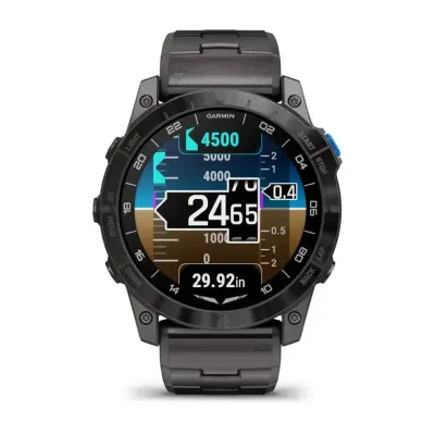 Смарт-годинник Garmin D2 Mach 1 Pro з вентильованим титановим браслетом - 7 Смарт-годинник Garmin D2 Mach 1 Pro з вентильованим титановим браслетом - 7 - Robinzon.ua