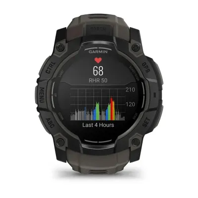 Смарт-годинник Garmin Instinct 3 (50 мм) AMOLED чорний/вугільний - 6 - Robinzon.ua