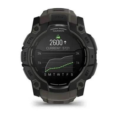 Смарт-годинник Garmin Instinct 3 (50 мм) AMOLED чорний/вугільний - 8 - Robinzon.ua